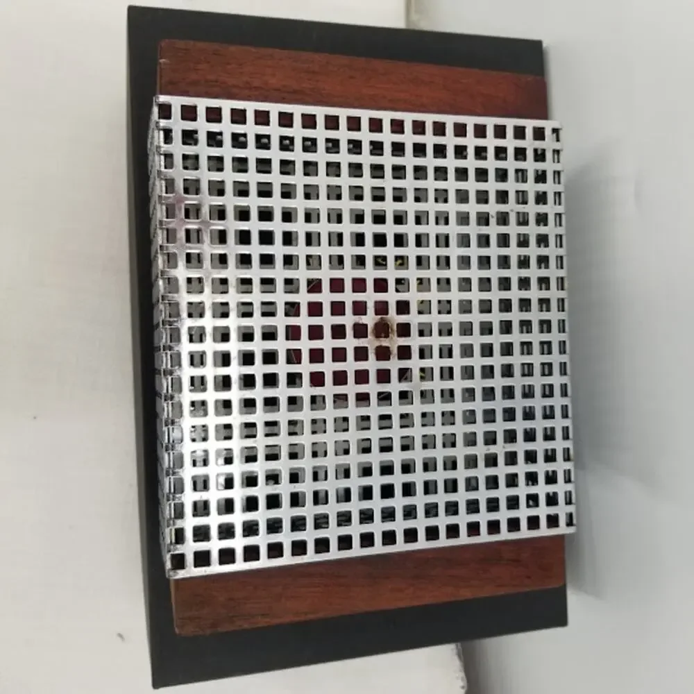 Brabantia Vintage 60s Era Hot Plate Bruin Brown Dutch Kitchen Retro Candle Box